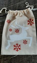 Katoenen kerst zakjes om een cadeau in te pakken nieuw, Ophalen of Verzenden, Nieuw