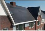 Dakpannen Monier Tuile Plat zwart vol donker 6m2 200 stuks, Ophalen, Steen of Klei, Zwart, Nieuw