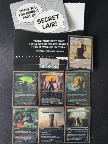 MTG Secret Lair x Marvel's Black Panther Set beschikbaar voor biedingen