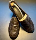 Mocassins La Perla - croco leather - 43 (€ 3.295,-), Kleding | Heren, Schoenen, Bruin, Nieuw, Ophalen of Verzenden, Espadrilles of Moccasins