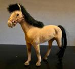 ZGAN Vintage Velvet Oldenburger paard fluweel speelpaardje, Ophalen of Verzenden, Zo goed als nieuw, Paard, Beeldje of Figuurtje