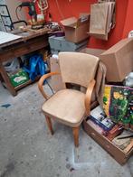 Cafe stoel  ,skai, Ophalen, Gebruikt, Cafe,jaren 30, Bruin