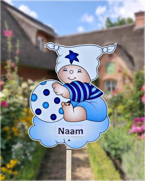 Kant & klaar Geboortebord huren - Delden, Borne & Enter, Kinderen en Baby's, Kraamcadeaus en Geboorteborden, Zo goed als nieuw