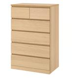 MALM Ladekast 6 lades, 80x123 cm. Nieuwprijs €149,-, Huis en Inrichting, Kasten | Ladekasten, Ophalen, Gebruikt, 5 laden of meer