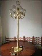 vintage staande lamp Solken Regency 70er, Huis en Inrichting, Lampen | Vloerlampen, Ophalen, Glas, 150 tot 200 cm, Regency
