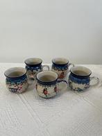 Bunzlau boeren mok per stuk, Huis en Inrichting, Keramiek, Ophalen of Verzenden, Zo goed als nieuw, Overige stijlen