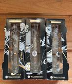 Warsteiner voetbal glazen 3st, Ophalen of Verzenden, Zo goed als nieuw, Flesje(s), Overige merken