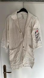 Stofjas/ witte jas spook /dokter/halloween, Ophalen of Verzenden, Zo goed als nieuw