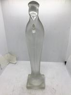 gesatineerd art deco pers glas sculptuur heilige, Antiek en Kunst, Antiek | Glas en Kristal, Ophalen of Verzenden