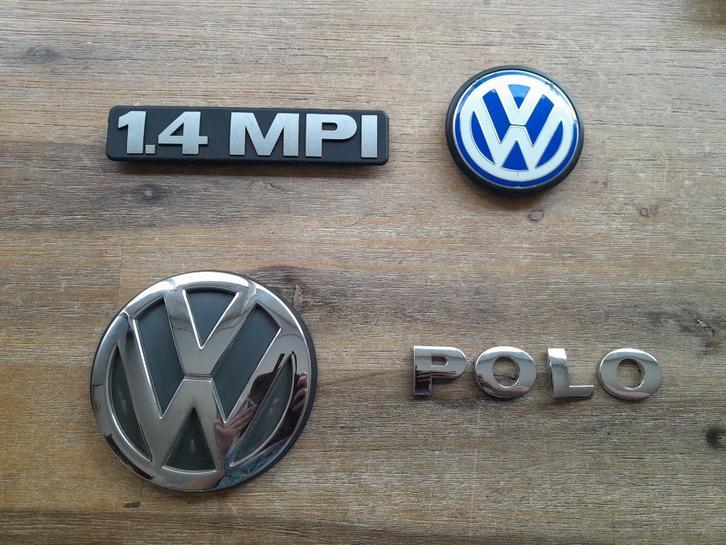 Logo-set / Emblemen - Volkswagen Polo model 6N2, Auto diversen, Overige Auto diversen, Verzenden