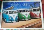VW BUSJE. Poster. Licented by VW. 96/66., Ophalen, Met lijst, Rechthoekig Liggend, Zo goed als nieuw