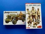 Tamiya Jeep & MP Jeep crew set 1/35 35219 35308, Verzenden, 1:32 tot 1:50, Nieuw, Italeri