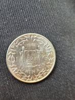 1 gulden Suriname 1962 UNC, 1 gulden, Koningin Juliana, Zilver, Ophalen of Verzenden