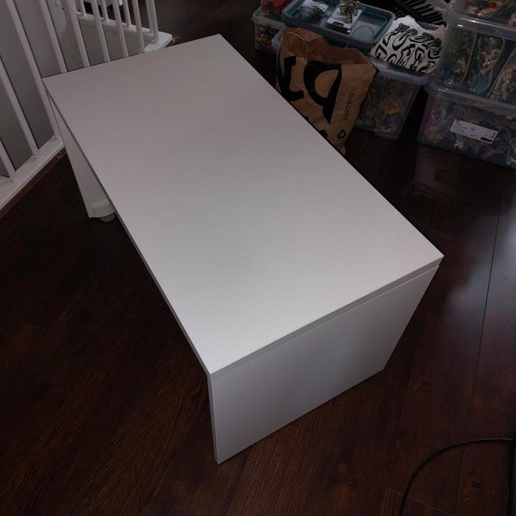 Witte STUVA bank/tafel van IKEA, Huis en Inrichting, Tafels | Salontafels, Zo goed als nieuw, Minder dan 50 cm, 50 tot 100 cm