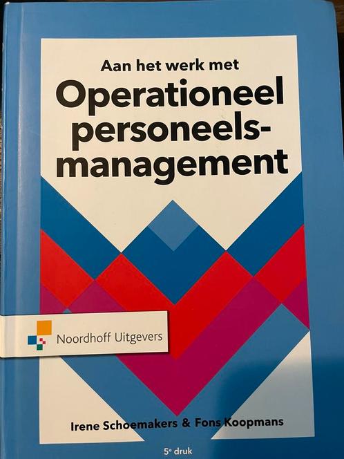 Irene Schoemakers - Operationeel personeelsmanagement, Boeken, Advies, Hulp en Training, Zo goed als nieuw, Ophalen of Verzenden