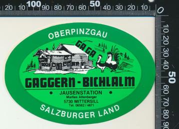 Sticker: Gaggern Bichlalm - Mittersill beschikbaar voor biedingen