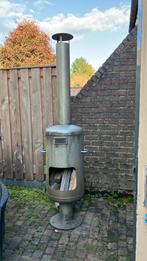 Grote tuinhaard blank gietijzer, Ophalen, Zo goed als nieuw