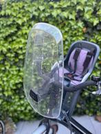 Fietszitje met windscherm, Ophalen, Zo goed als nieuw
