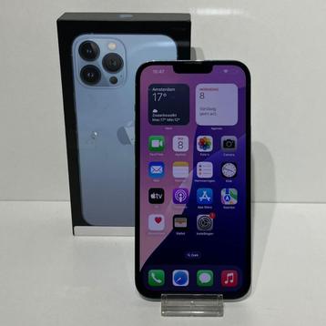 iPhone 13 Pro Max 128GB Sierra Blue Compleet Accu:100% beschikbaar voor biedingen