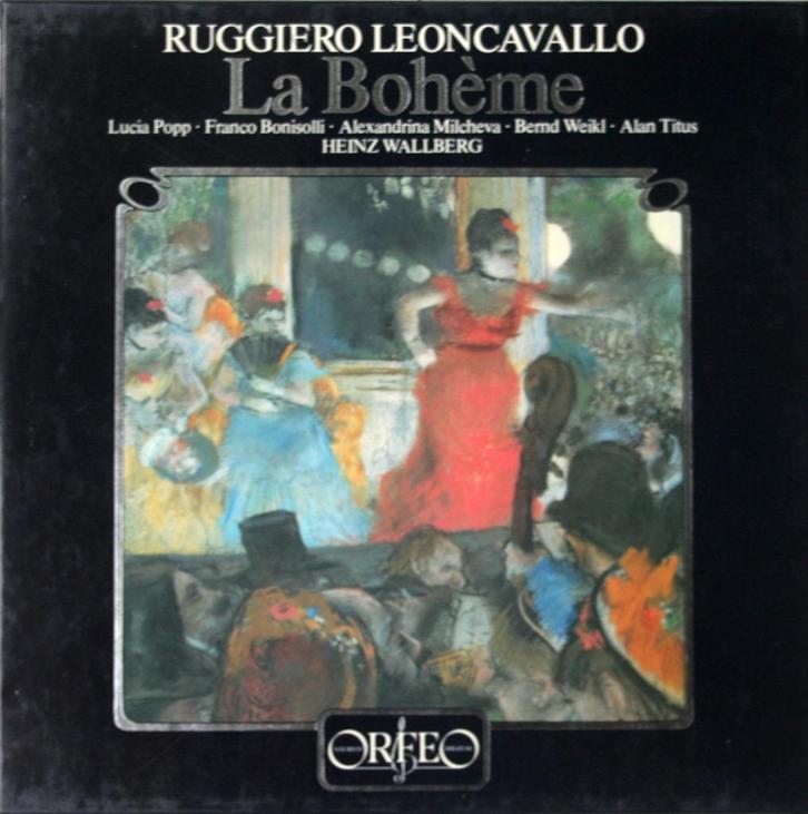 Leoncavallo - La Bohème - Popp / Wallberg (1982 - 3 lp's), Cd's en Dvd's, Vinyl | Klassiek, Gebruikt, Romantiek, Opera of Operette