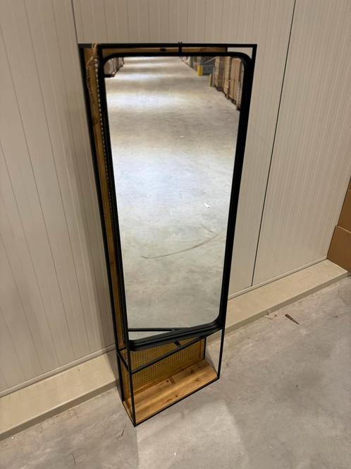Spiegel / Dutchbone, Huis en Inrichting, Woonaccessoires | Spiegels, Zo goed als nieuw, Minder dan 50 cm, Minder dan 100 cm, Rechthoekig