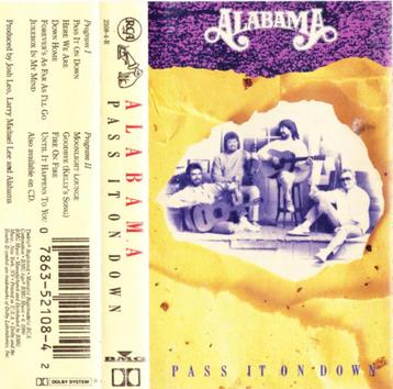 Alabama – Pass It On Down (cassette) beschikbaar voor biedingen