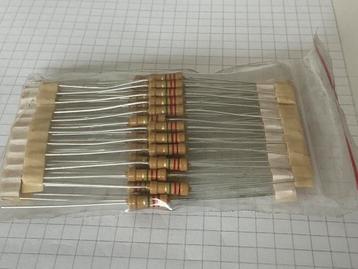 Weerstand  2,2M Ohm 1W  50 stuks beschikbaar voor biedingen