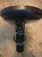 Console hout koperen ring, Ophalen of Verzenden