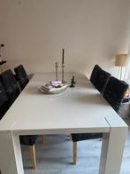 Grote witte eettafel, Huis en Inrichting, Complete inboedels, Ophalen of Verzenden