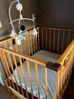 Houten box, Kinderen en Baby's, Boxen, Ophalen, Zo goed als nieuw, Vierkant, In hoogte verstelbaar