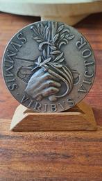 Cavalerie  Zware Zilveren Legpenning, Ophalen of Verzenden, Landmacht, Nederland, Embleem of Badge