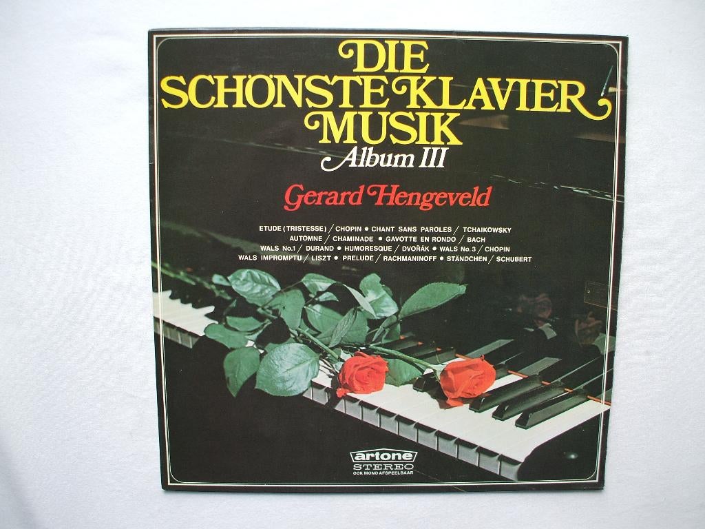 Gerard hengeveld - Die schonste klavier musik album 3 LP, Ophalen of Verzenden, Gebruikt, 12 inch, Aziatisch