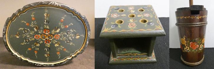 Volkskunst - Hindeloopen [1000], Antiek en Kunst, Antiek | Woonaccessoires, Ophalen