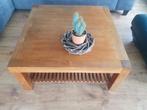 Teak houten salontafel  1meter in het vierkant, 50 tot 100 cm, Vierkant, Minder dan 50 cm, 50 tot 100 cm