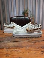 Nike Air Court Vision Alta 'Leopard Camo Swoosh' Size 40, Wit, Nike, Ophalen of Verzenden, Sneakers of Gympen