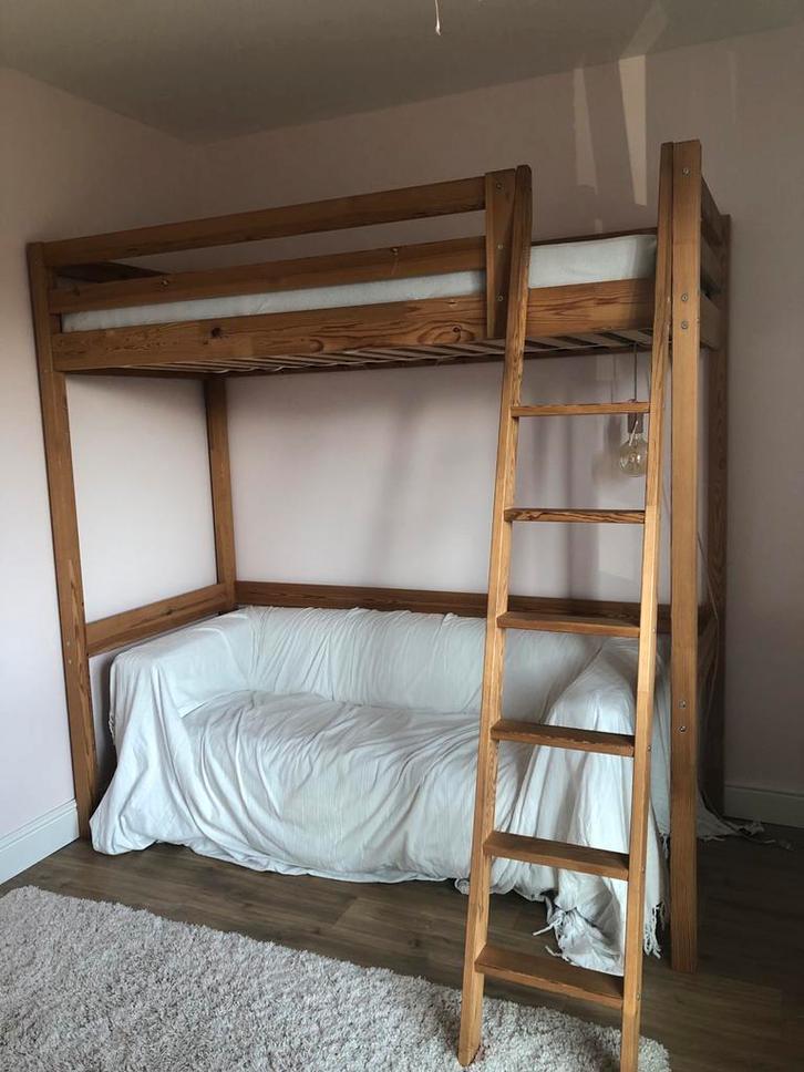 Klippan bank, Huis en Inrichting, Slaapkamer | Stapelbedden en Hoogslapers, Gebruikt, Hoogslaper, 90 cm, 200 cm, Eenpersoons, Ophalen