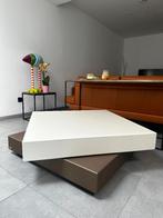 Leolux Trovo Salontafel (Showroommodel), Plantagie minotti cassina fritz hansen arco pastoe knoll ligne, 100 tot 150 cm, Vierkant