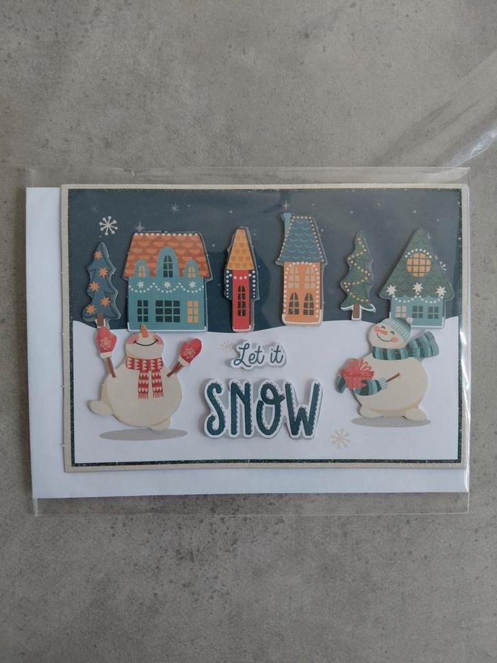 Handgemaakte 3d kerstkaarten, Hobby en Vrije tijd, Kaarten | Zelfgemaakt, Nieuw, Kerst, Ophalen