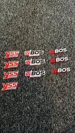 Yss Suspension Bos Exhaust BBS stickers motor set, Ophalen of Verzenden