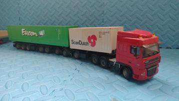 DAF XF Container transport beschikbaar voor biedingen