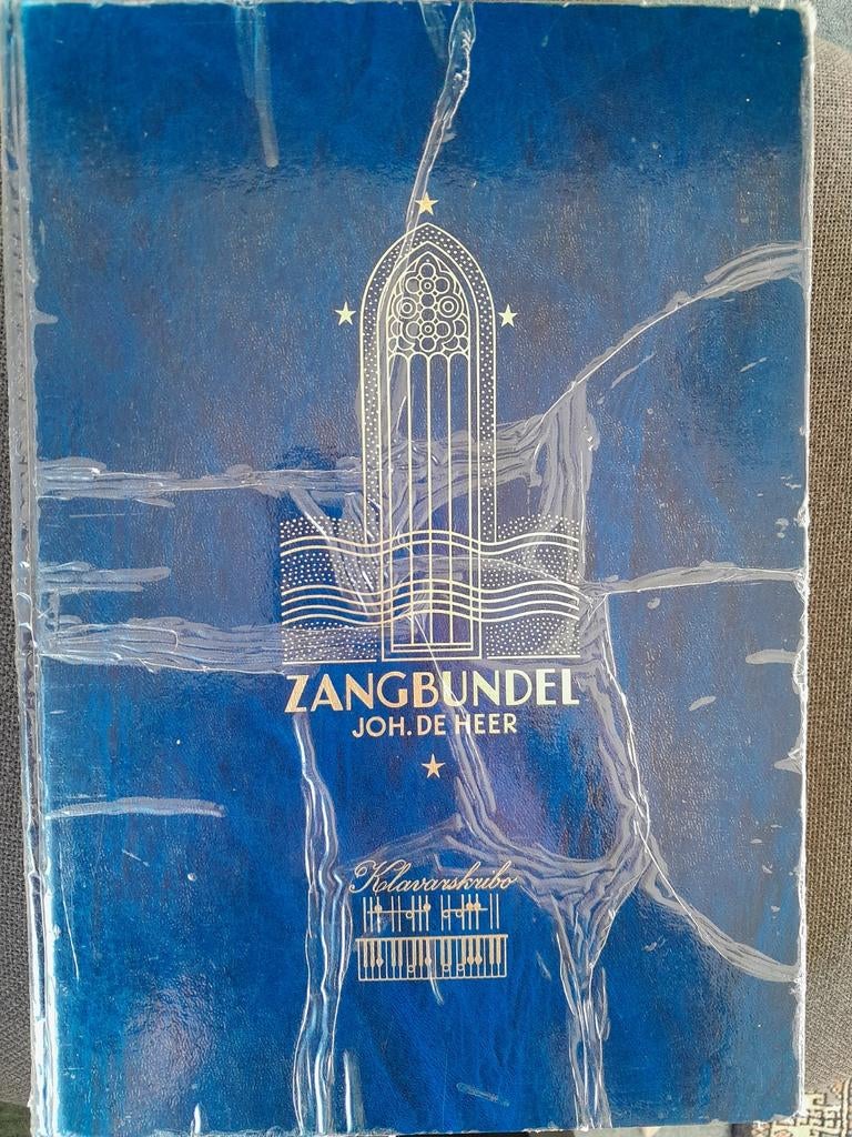 Zangbundel Joh. de Heer, Klavarskribo, groot formaat, Ophalen of Verzenden, Zo goed als nieuw, Religie en Gospel