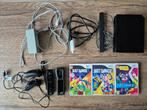 Nintendo Wii Zwart Compleet incl. 3x Just Dance, Spelcomputers en Games, Spelcomputers | Nintendo Wii, Ophalen, Gebruikt, Met 1 controller