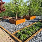 Cortenstaal maatwerk plantenbakken/borders/trappen!!!, Tuin en Terras, Bloembakken en Plantenbakken, Verzenden, Nieuw, Tuin, Metaal