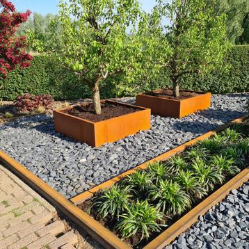 Cortenstaal maatwerk plantenbakken/borders/trappen!!! beschikbaar voor biedingen