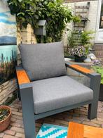 Nieuwe lounge stoel.  Aluminium frame met teak hout, Tuin en Terras, Nieuw, Ophalen, Aluminium