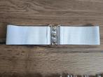 Ceintuur taille maat s 75 wit rekbaar, 5 cm of meer, Wit, Tailleriem, Ophalen of Verzenden
