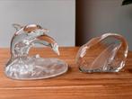 Nostalgische glazen dolfijn beeldjes – decoratie 2000, Ophalen of Verzenden