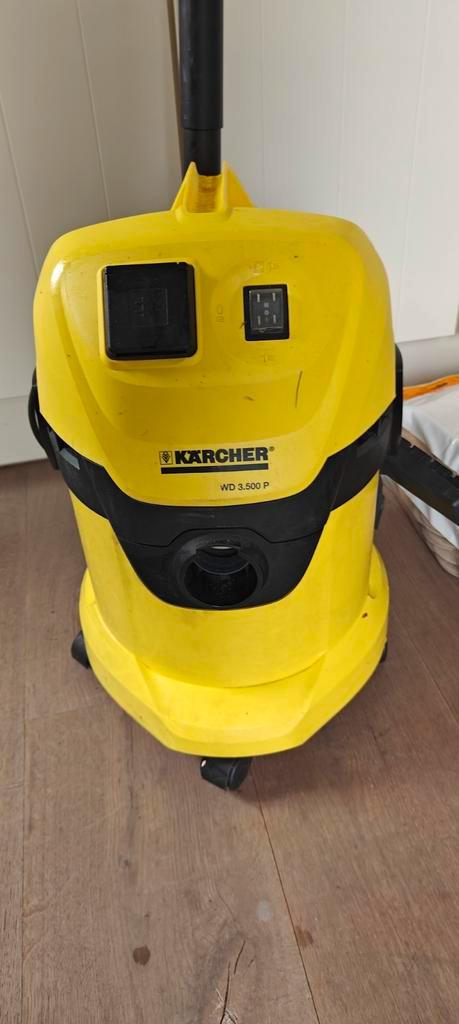 Kärcher WD 3.500 P Stofzuiger, Doe-het-zelf en Verbouw, Reinigingsmachines, Gebruikt, Waterstofzuiger, Ophalen of Verzenden
