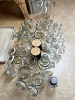 nieuwe weckpotten / glazen potten collectie, Ophalen, Zo goed als nieuw, Glas, Pot, Bus of Blik