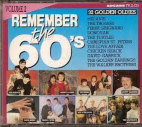 Remember the  60's  volume 2 - 2 cd box, Cd's en Dvd's, Cd's | Verzamelalbums, Zo goed als nieuw, Pop, Boxset, Ophalen of Verzenden
